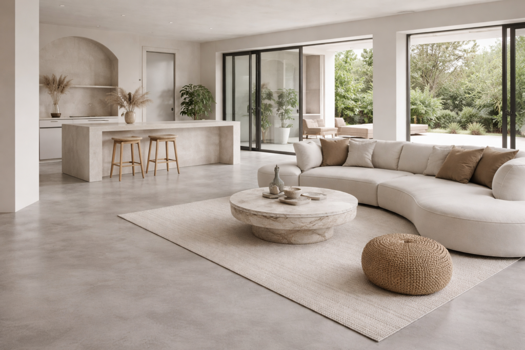 microcement flooring