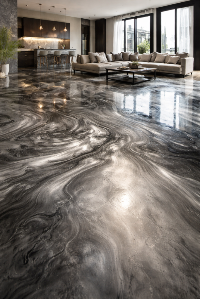 Metallic Epoxy Flooring