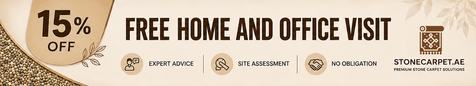 stone carpet home visit banner